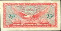 (ND) 1965 25 Cents, Military Payment Certificate, Series 641, Schwan-69, Ch