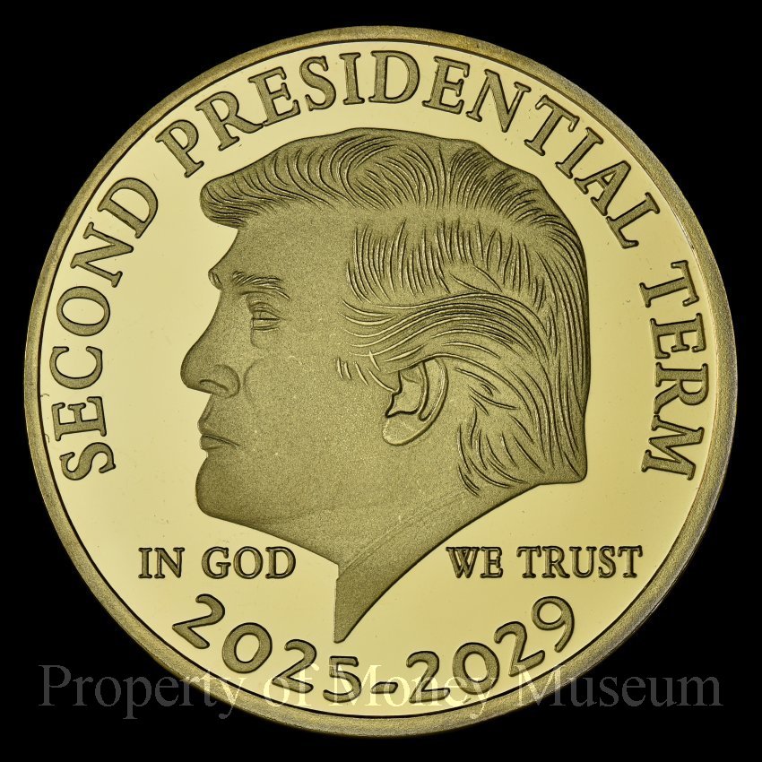 極上‼️ほぼ未使用‼️TRUMP セミドライ 5/3mm M~ML US, BS, Donald J. Trump Medal, 2nd Term Comm, 2025-2029 - Obv