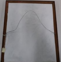 Certificate frame, new backing and hanging wire