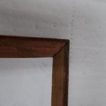 Frame back, corner detail