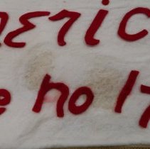 After cleaning- stains