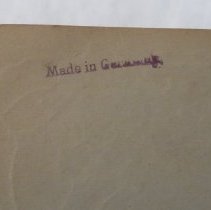 Front cover interior proper left upper corner detail