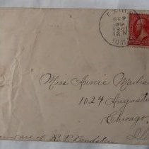 Front of envelope