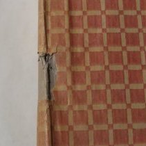 Front cover proper right edge cover partially missing and torn