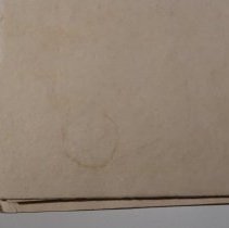 Back cover lower proper left stain