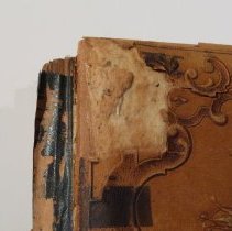 Front cover proper right upper corner