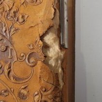 Front cover proper left side piece missing