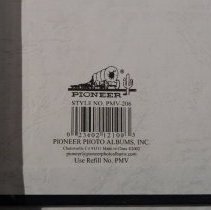 Back cover interior proper right lower corner detail