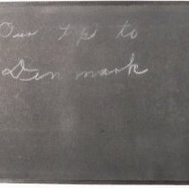 Front cover interior title