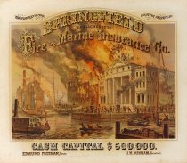 Poster, Springfield Fire and Marine Insurance Company