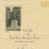 1931 KCOS Graduation invitation