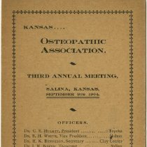 Kansas Osteopathic Association program