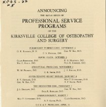 Professional Service Programs