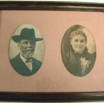 Framed Photos of M.E. and A.T. Still