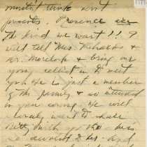 Letter to Dearest of Mothers from Lee Patterson Smith