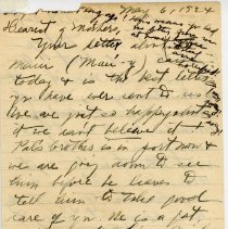 Letter to Dearest of Mothers from Lee Patterson Smith