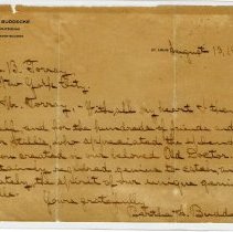 Letter to George B. Torrey, August 13, 1908