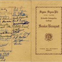 Sigma Sigma Phi Senior Banquet Program