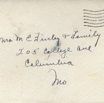 Graduation mailing envelope