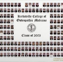 2003 Kirksville College of Osteopathic Medicine Graduation Composite Photo