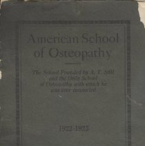 American School of Osteopathy Thirtieth Annual Catalog