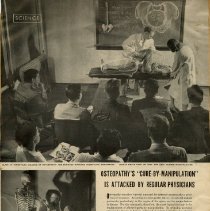 Osteopathy's "Cure-By-Manipulation" is Attacked by Regular Physicians