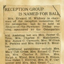 Reception Group is Named for Ball