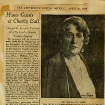 Honor Guests at Charity Ball