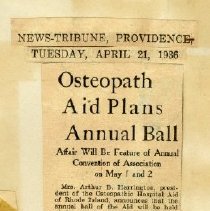 Osteopath Aid Plans Annual Ball
