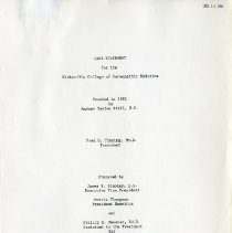 Case study for the Kirksville College of Osteopathic Medicine