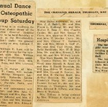 Annual Dance Of Osteopathic Group Saturday