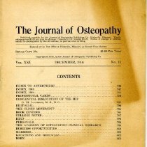 The Journal of Osteopathy