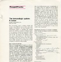 Precepts & Practice: The immunologic system: A review