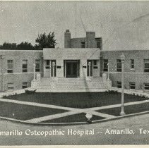 Amarillo Osteopathic Hospital Postcard