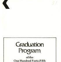 Kirksville College of Osteopathic Medicine Commencement Program May 1981