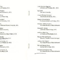 Kirksville College of Osteopathic Medicine Commencement Program June 1982