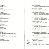 Kirksville College of Osteopathic Medicine Commencement Program June 1982
