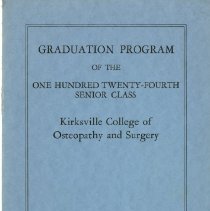 KCOS Commencement Program 1960