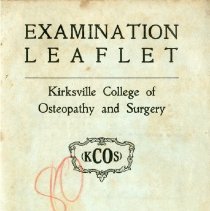 Physiological Chemistry Examination Leaflet