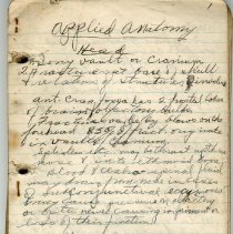 Applied Anatomy Class Notes