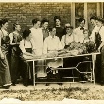 Andrew Taylor Still in Dissection Class Postcard