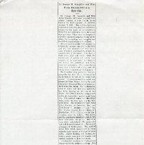 Dr. George M. Laughlin and Miss Helen Blanche Still Are Made One Newspaper