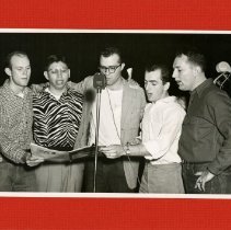 KCOS students singing at Sadie Hawkins dance 1952