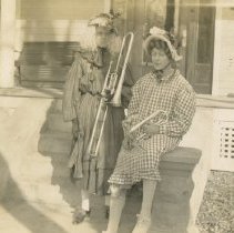 Roy M. Wolfe & Bernard McMahon in drag ca. 1912