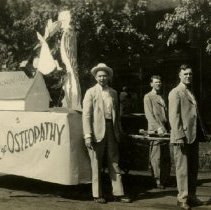 ASO convention parade Birthplace of Osteopathy float