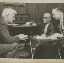 John B. Warner, Dr. Mannarrelli & Dr. Scheurer talking 1970