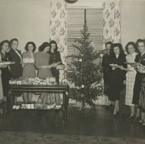 KCOS staff Christmas party 1947