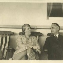 Cora Timken Burnett and Friend