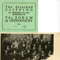 American School of Osteopathy Class of 1895 photo