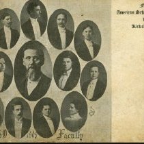 American School of Osteopathy 1908 Faculty